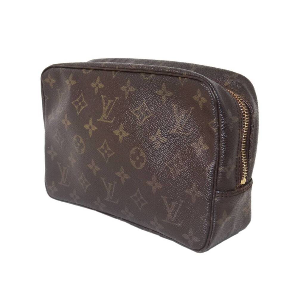 LOUIS VUITTON Louis Vuitton Trousse Toilette 23 Pouch Monogram Brown M47524 8...